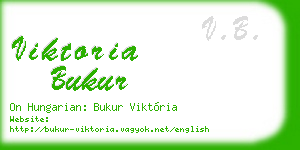 viktoria bukur business card